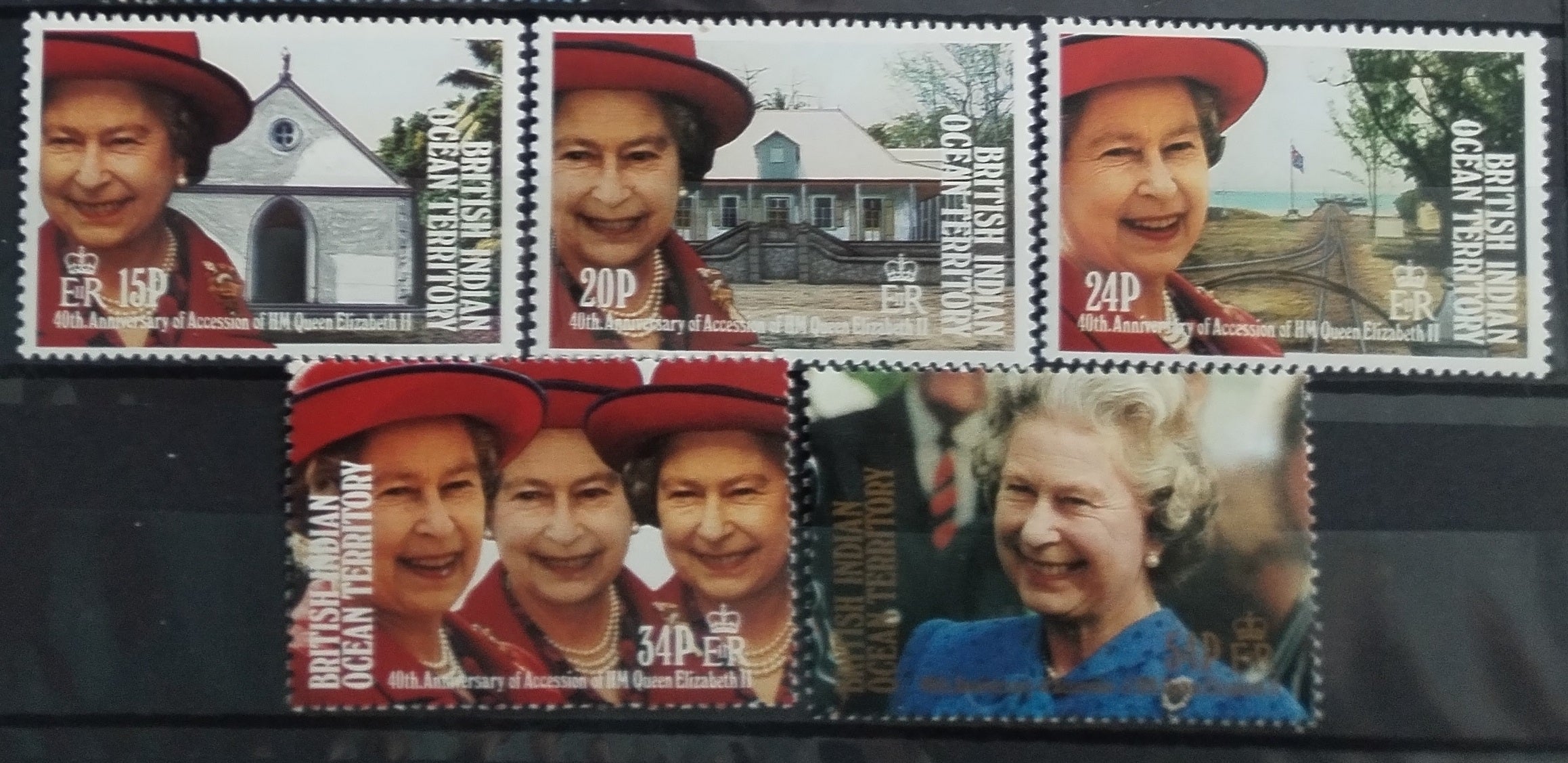 Britské indickooceánské území 1992 Výročí vlády královny
