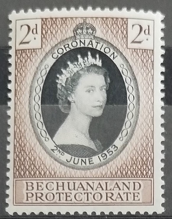 Bečuánsko 1953 Korunovace královny Alžběty II.