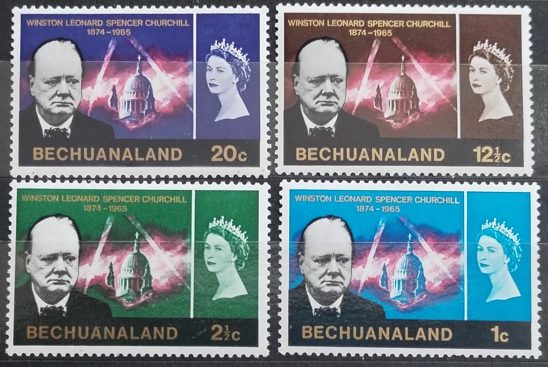 Bečuánsko 1965 Winston Churchill