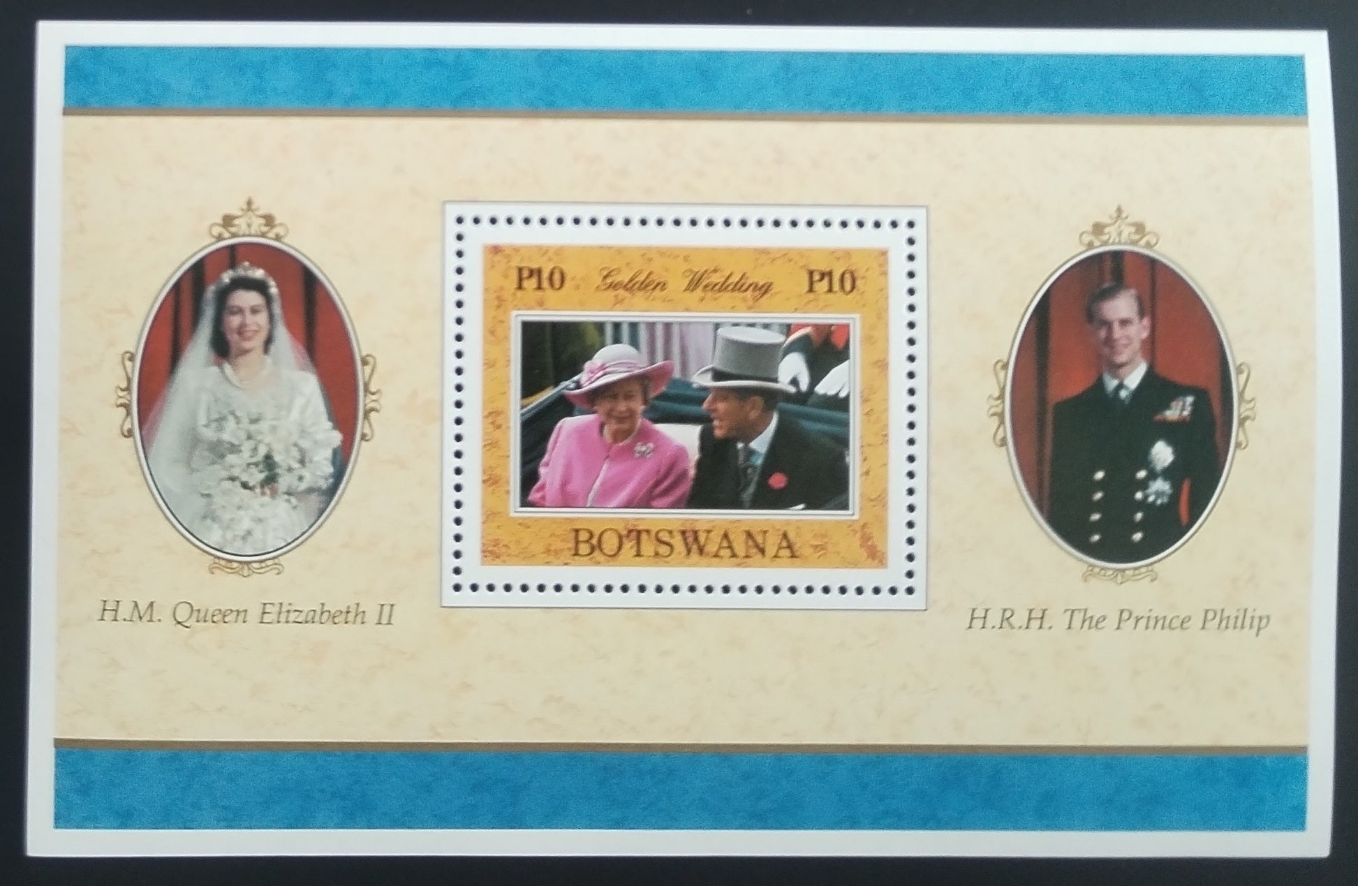 Botswana 1997 Výročí svatby královny Alžběty II.
