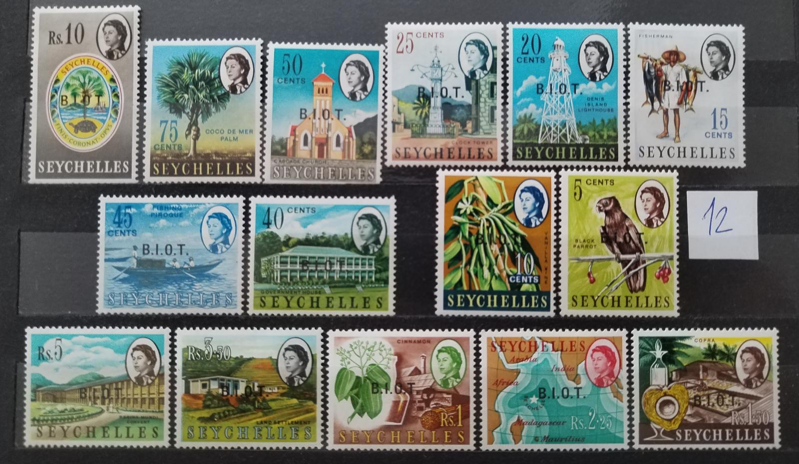Br. Indickooceánské Teritorium 1968 45£ Přetisky nové kolonie
