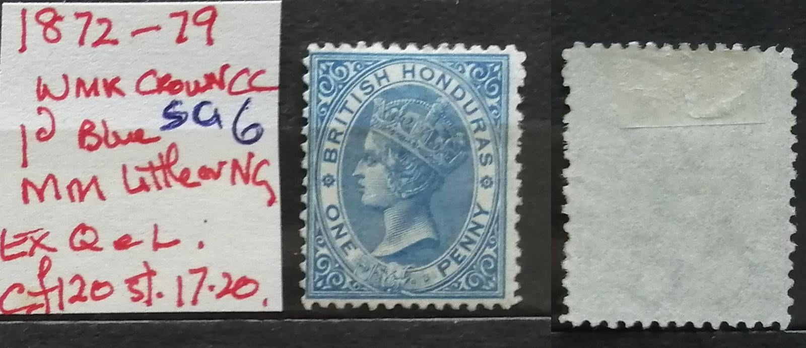 British Honduras 1872-9 - SG6 120£