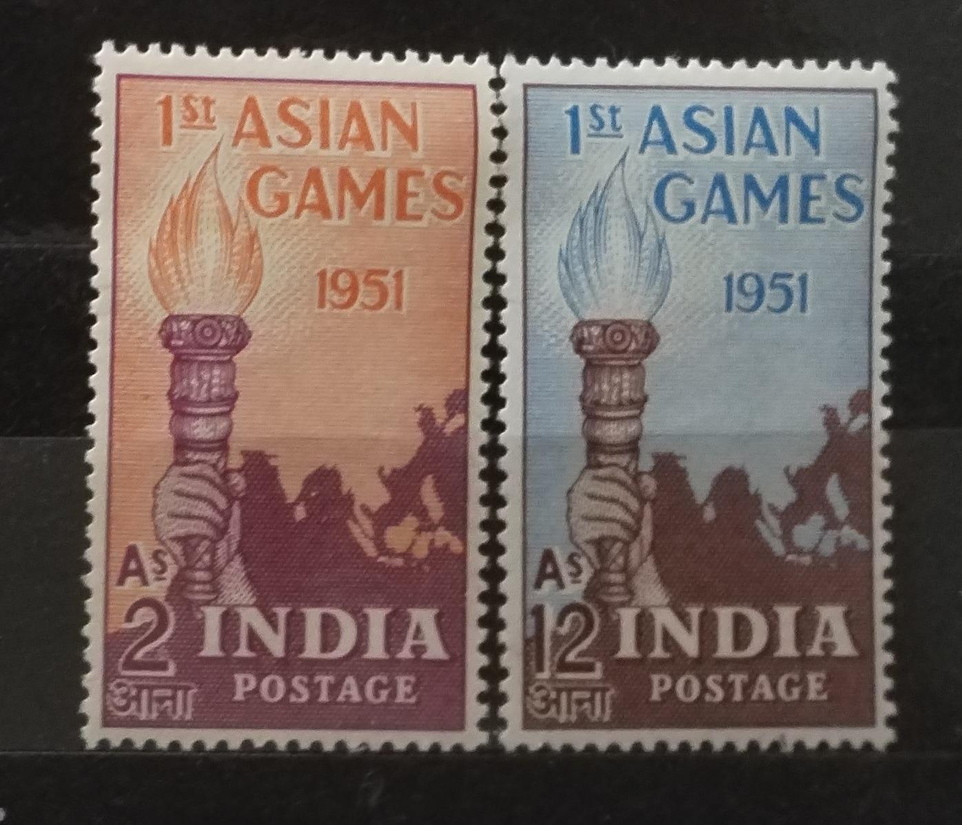Britská Indie 1951 20£ První Asijské hry, Sport