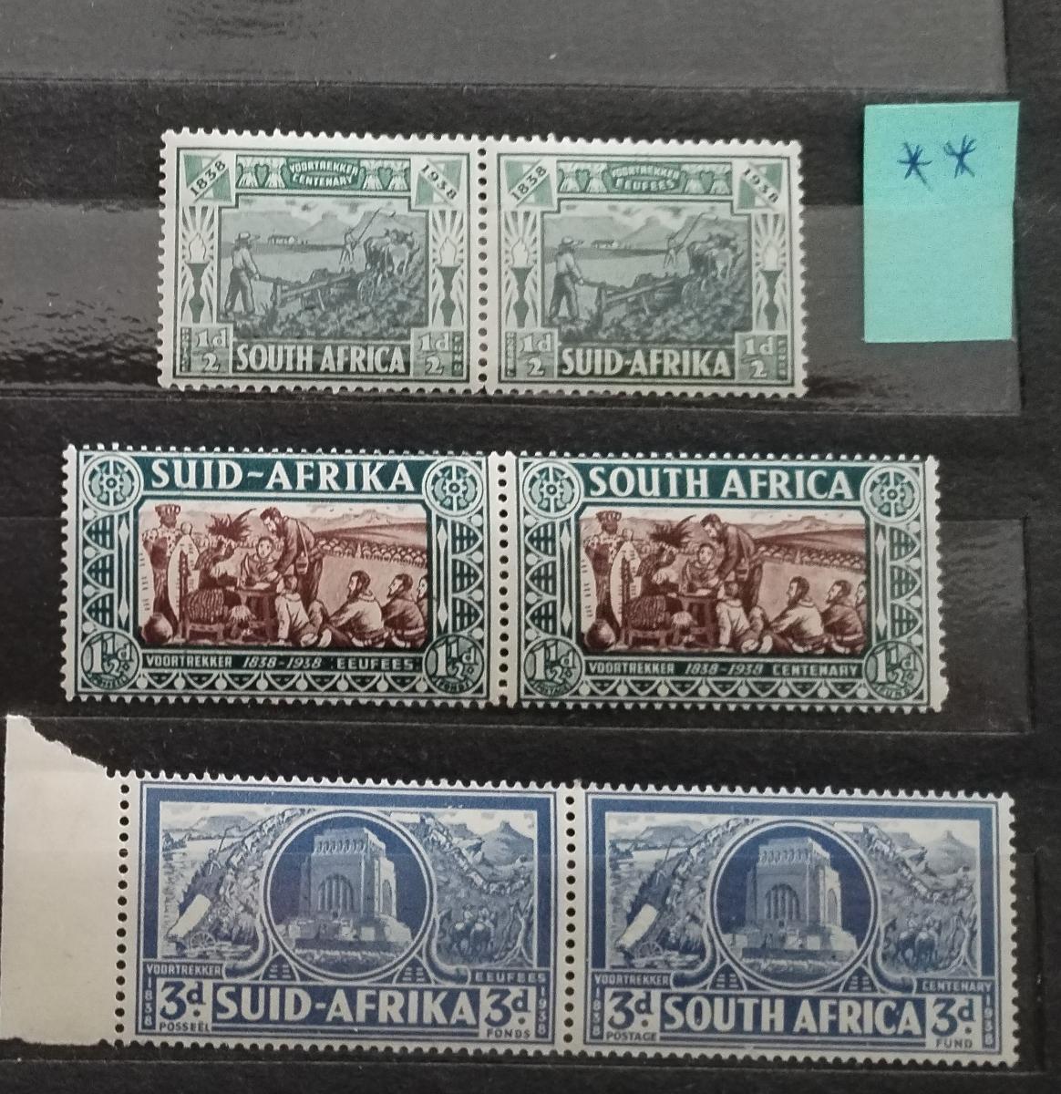Britská Jižní Afrika 1938 70£ Svěží charita Voortrekker (bez 1d)