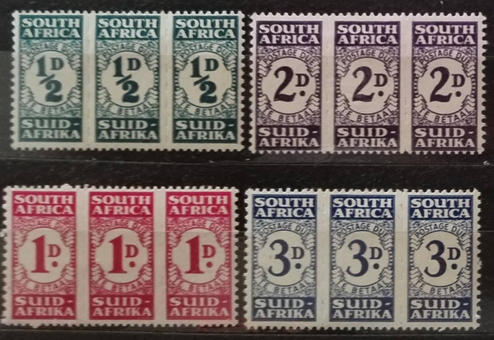 Britská Jižní Afrika 1943-4 75£ Doplatní známky