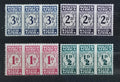 Britská Jižní Afrika 1943-4 75£ Doplatní známky v trojicích