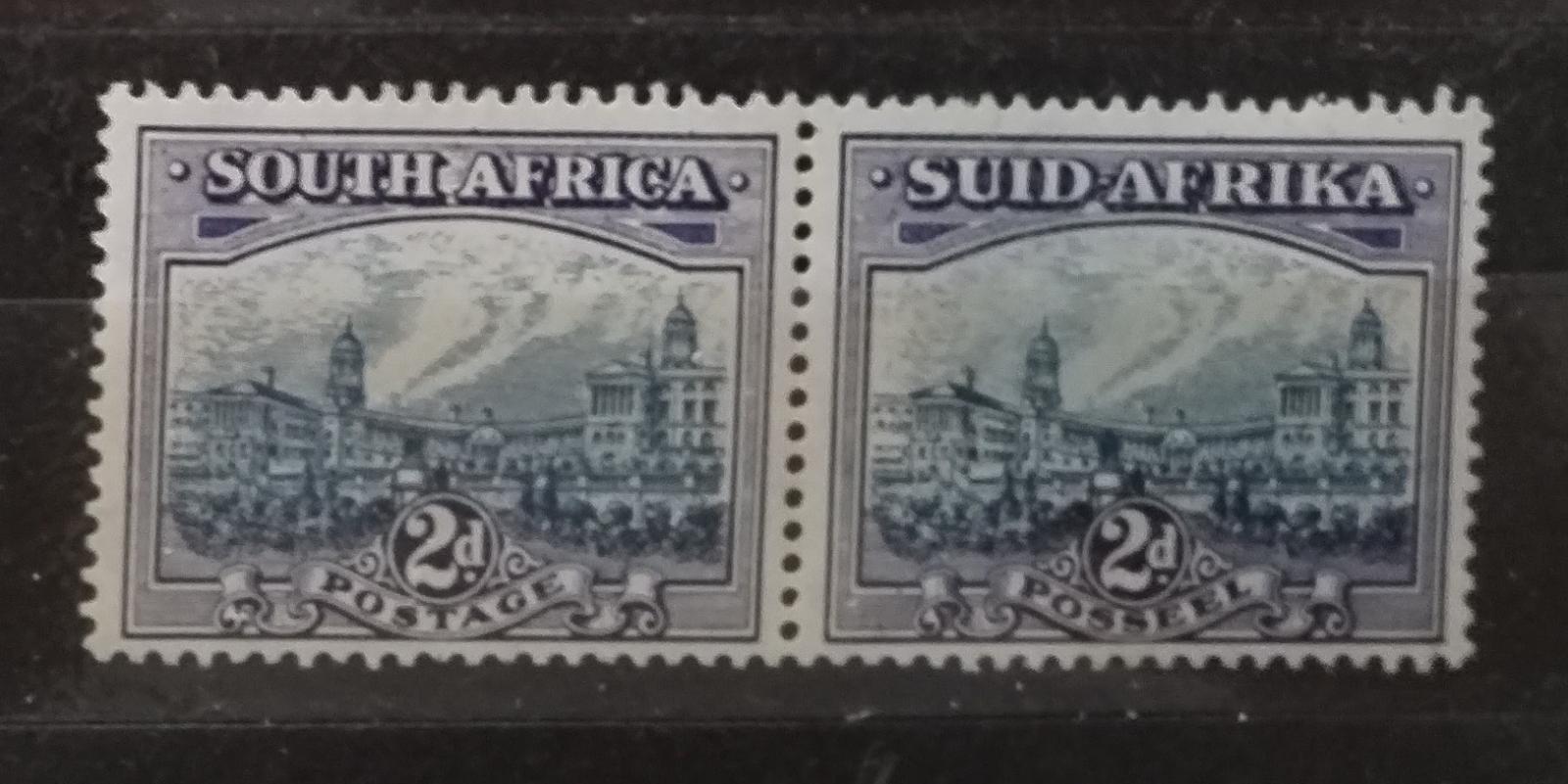 Britská Jižní Afrika 1950 6£ Hodnota 2d z definitivy, Město