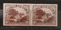 Britská Jižní Afrika 1952 5,5£ Hodnota 4d z definitivy, tradiční obydl