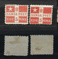 Britská Samoa 1895 - * známka + varianta 56£