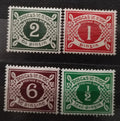 Britské Irsko 1940 +45£ Výběr z doplatních známek