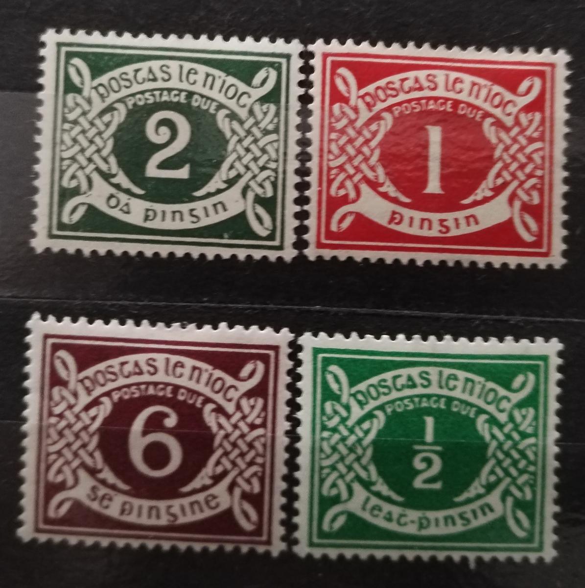 Britské Irsko 1940 +45£ Výběr z doplatních známek