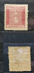 Britské Panenské ostrovy 1867 - známka Viktorie SG7 60£