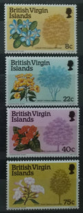 Britské Panenské ostrovy 1978 Kvetoucí stromy a flora