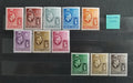 Britské Panenské ovy. 1942-3 63£ Komplet definitivy (ORDINARY PAPER)