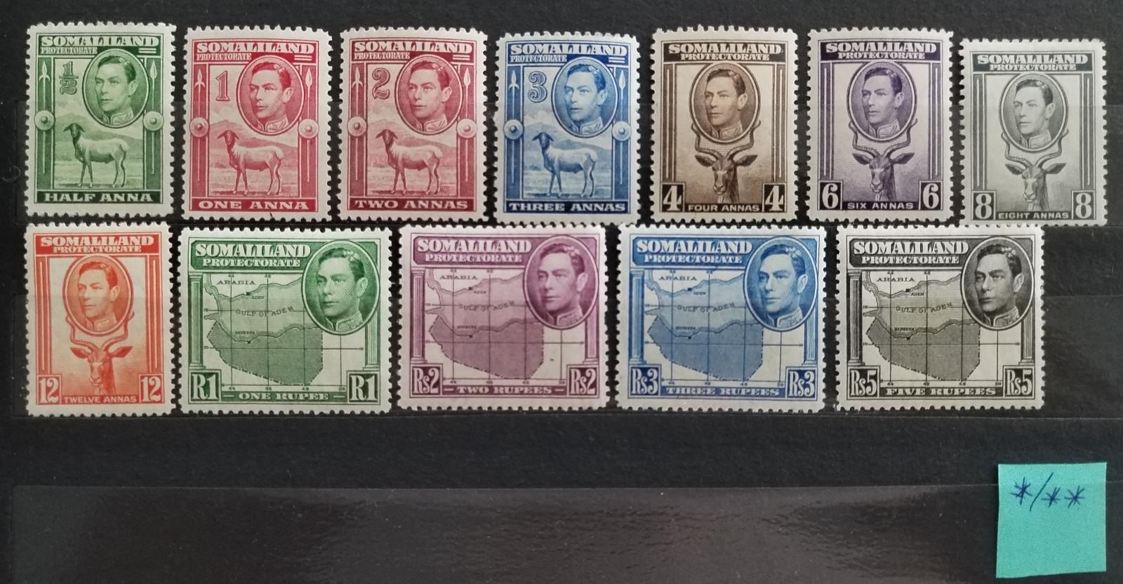 Britské Somálsko/Somaliland 1938 150£ Definitiva krále Jiřího VI.