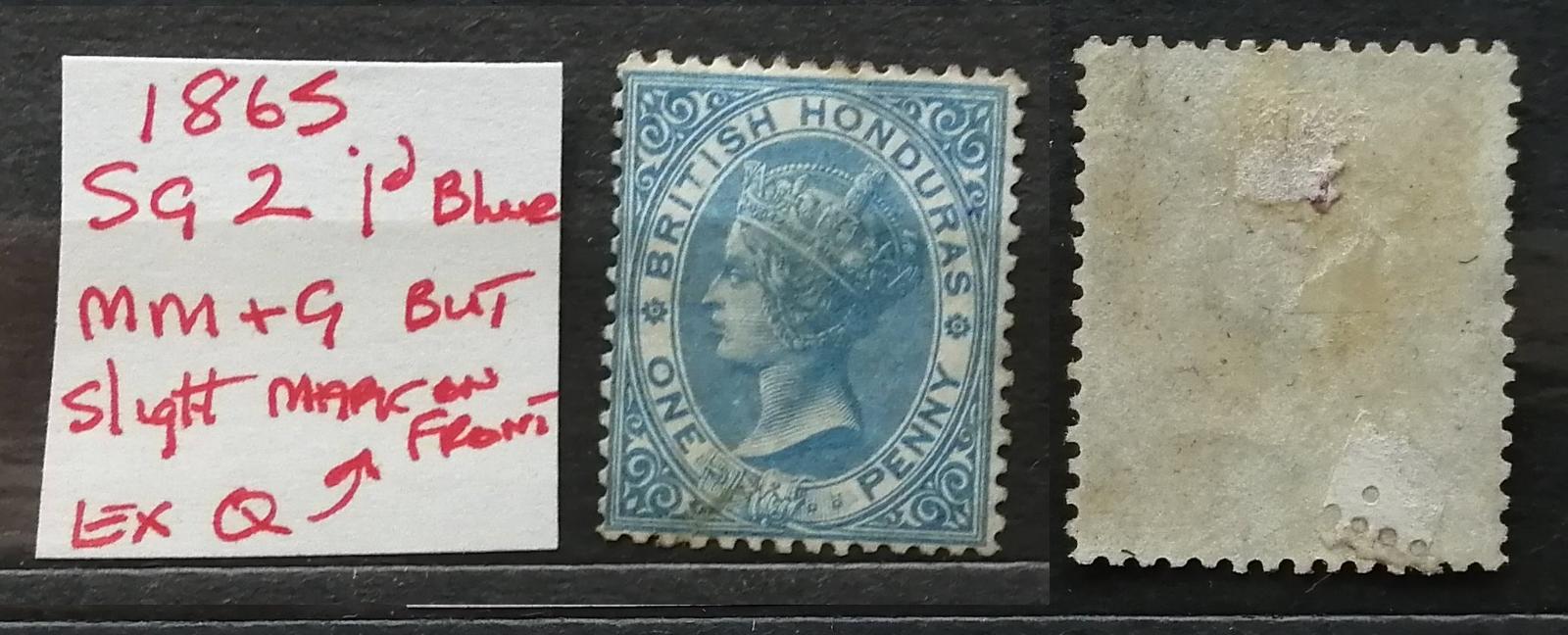 Britský Honduras 1865 - SG2 100£