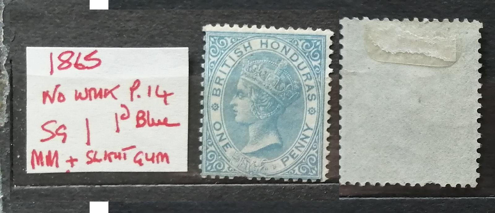 Britský Honduras / Belize 1865 - SG1 70£