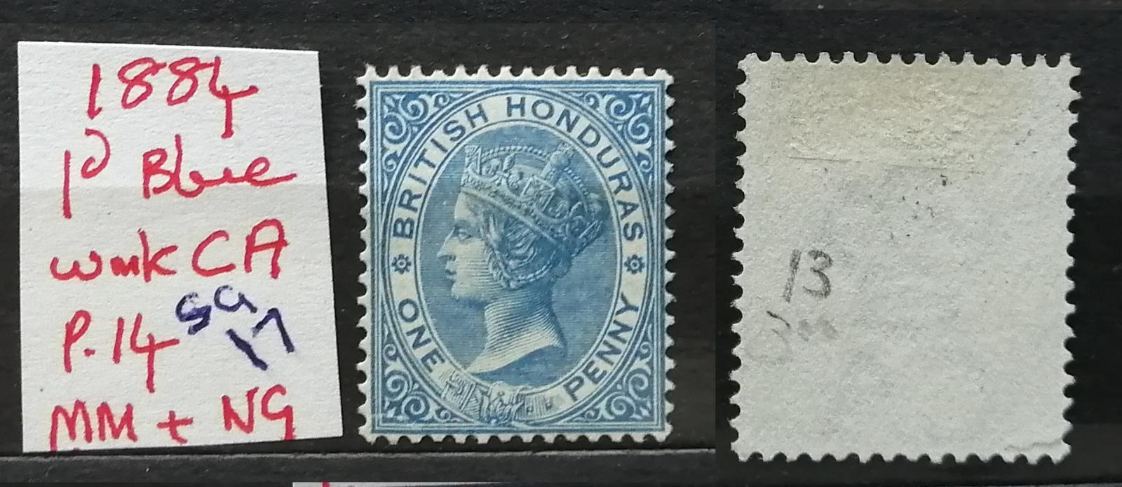 Britský Honduras / Belize 1884 - SG17 75£