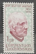 Lichtenštejnsko 1967 Buchel a osobnosti