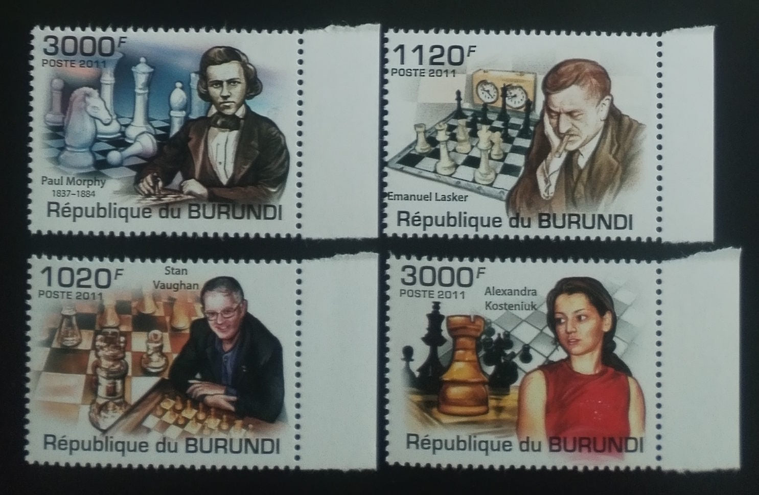 Burundi 2011 Šachy a jejich hráči