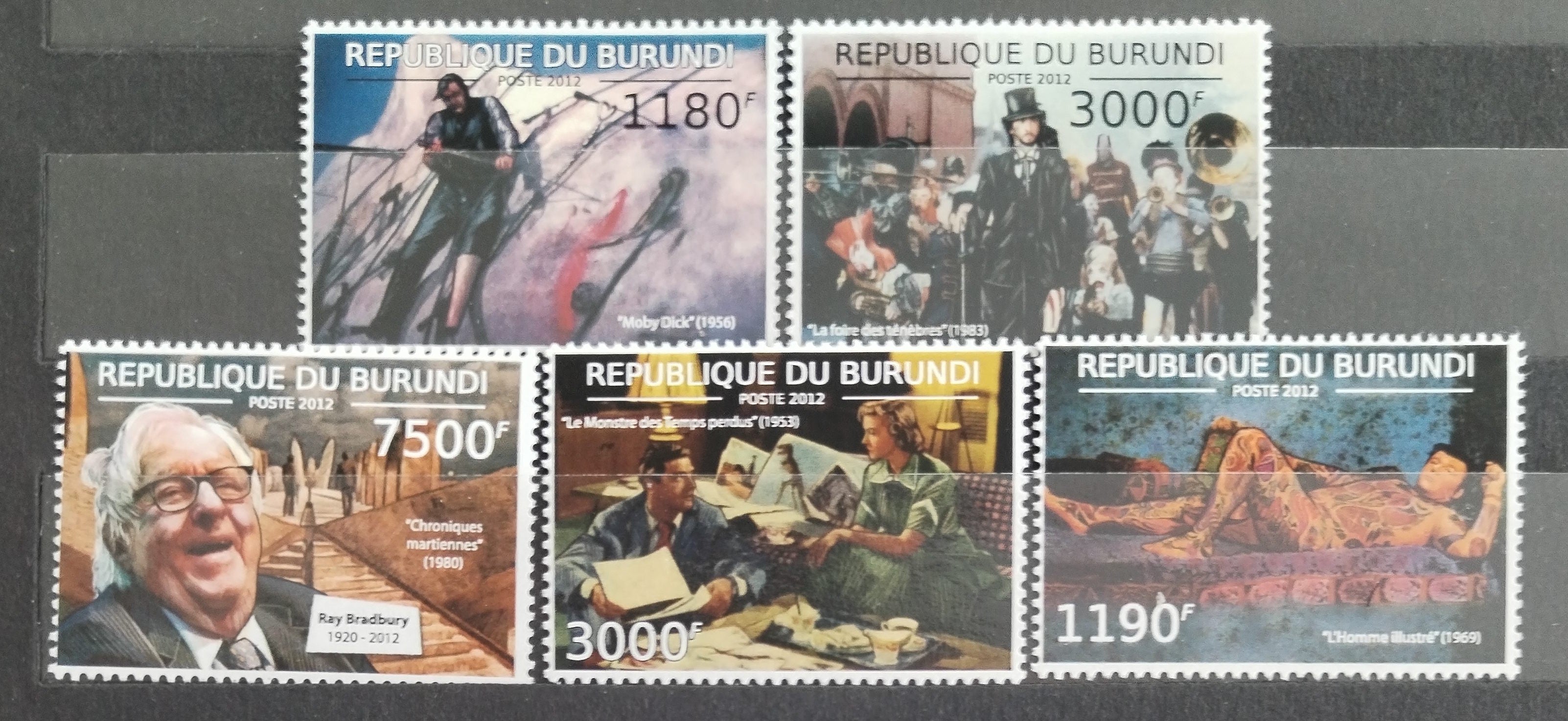 Burundi 2012 Bradbury a literární díla, Umění