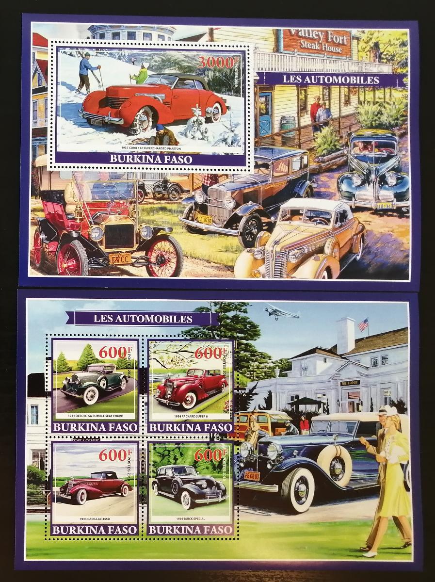Burkina Faso 2019 Veterány, historické automobily a doprava