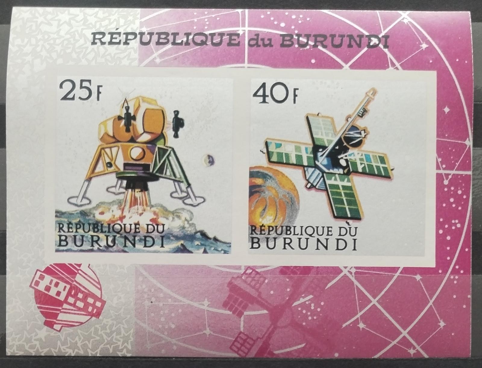 Burundi 1968 Průzkum vesmíru