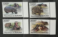 Burundi 2011 Mi.1982-5 9,5€ Hroši, africká fauna
