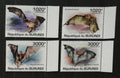 Burundi 2011 Mi.2046-9 9,5€ Afričtí netopýři, létaví savci