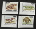 Burundi 2011 Mi.2070-3 9,5€ Předci plazů, pravěcí ještěři