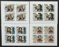 Burundi 2011 Mi.2154-7 +38€ Skladatelé vážné hudby, ČTYŘBLOKY IMP.