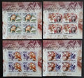 Burundi 2011 Mi.2221-24 37€ - 50 let smrti Marilyn Monroe, osobnosti