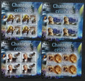 Burundi 2011 Mi.2262-5 +38€ ZPĚVÁCI - Turner, Marley, Wonder ČTYŘBLOKY