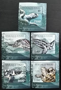 Burundi 2012 10€ Želvy a vodní plazi, Fauna moří PERF.