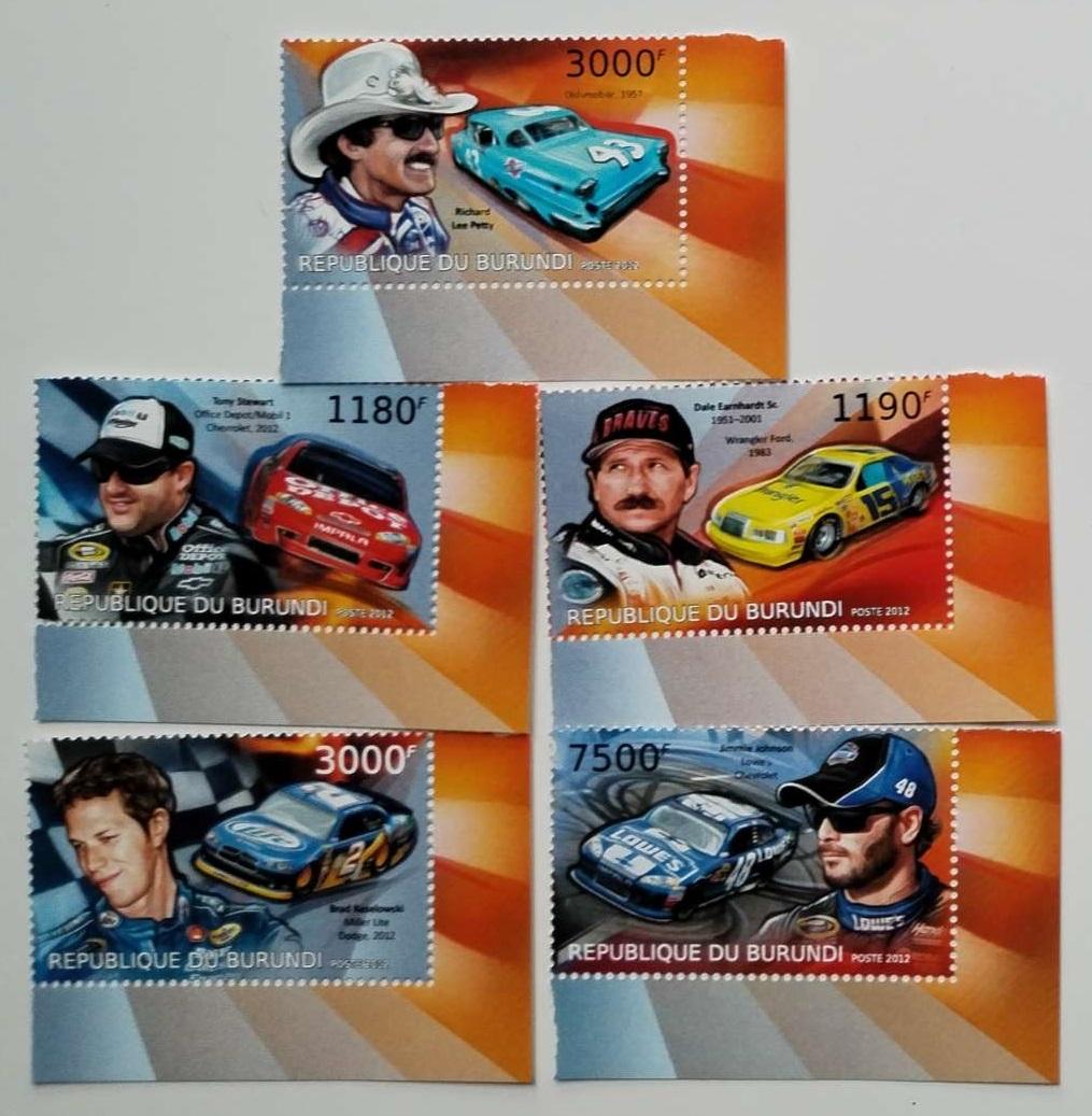 Burundi 2012 19€ Závody NASCAR, Závodní auta a rallye