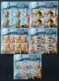 Burundi 2012 Mi.2660-4 +76€ 50 let smrti Marilyn Monroe ČTYŘBLOKY