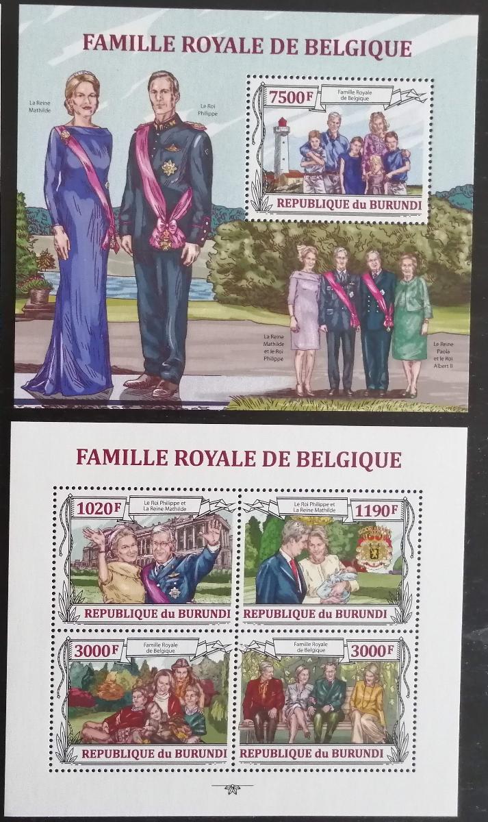 Burundi 2013 Mi. // 19€ - Belgická královská rodina, osobnosti