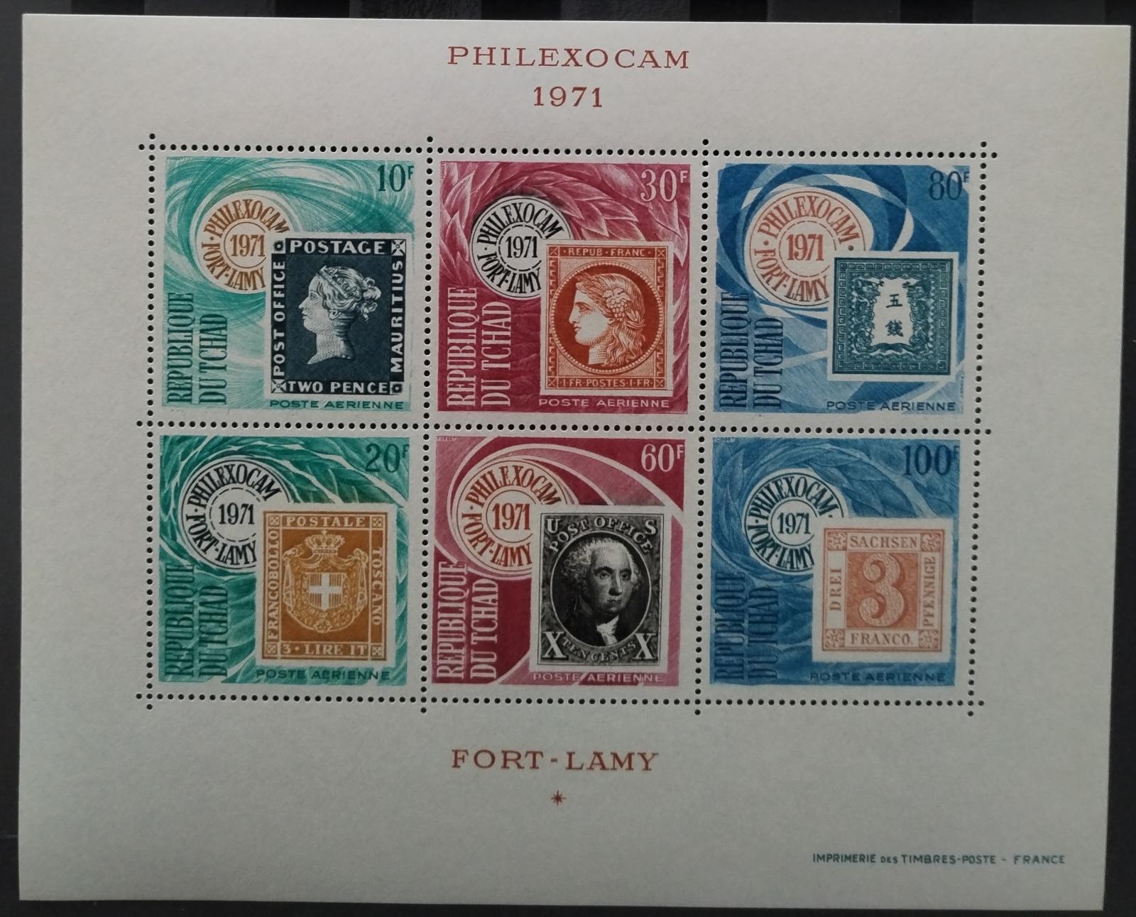 Čad 1971 Výstava známky PHILEXOCAM