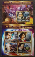 Čad 2015 CTO komplet aršíků - Osobnosti astronomie, Vesmír
