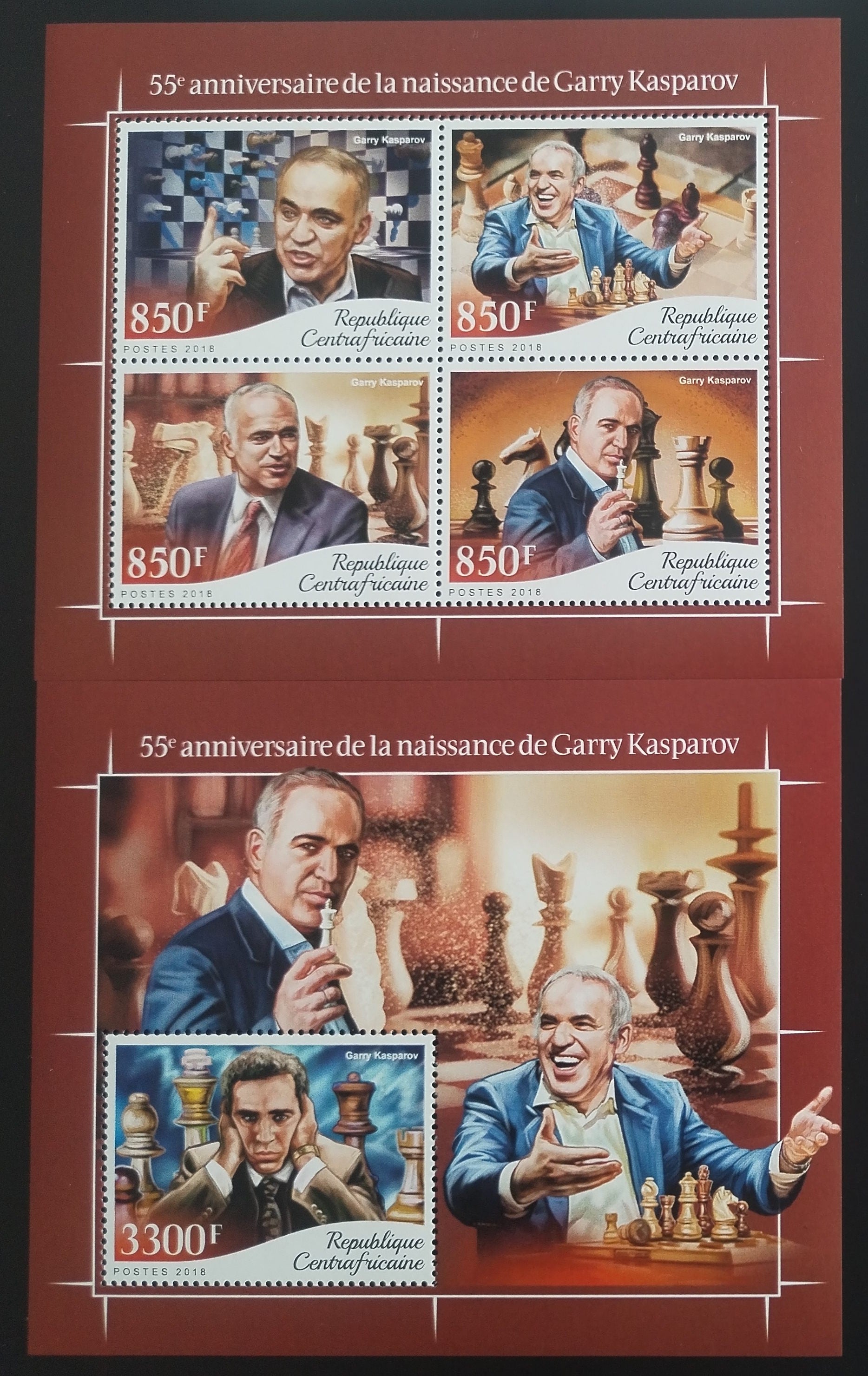 Středoafrická rep. 2018 Garry Kasparov, Šachy