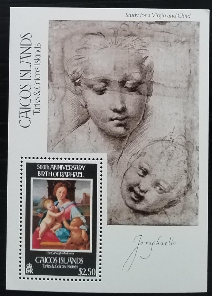 Caicos ostrovy 1983 Malíř Rafael a jeho umění