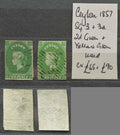 Cejlon / Ceylon 1857 - SG3+3a 155£