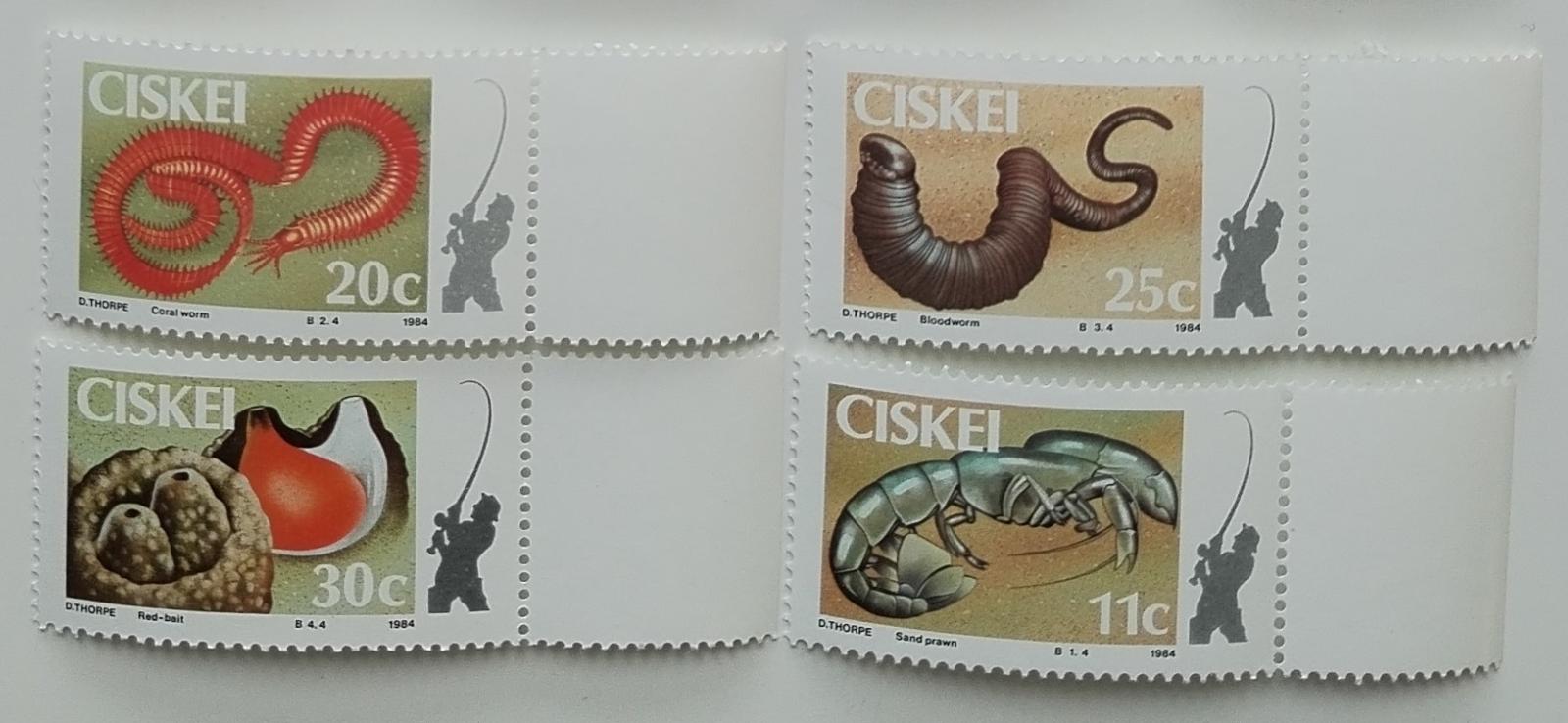 Ciskei (JAR) 1984 Mi.57-0 Raci, Pijavice a bezobratlí, Hmyz