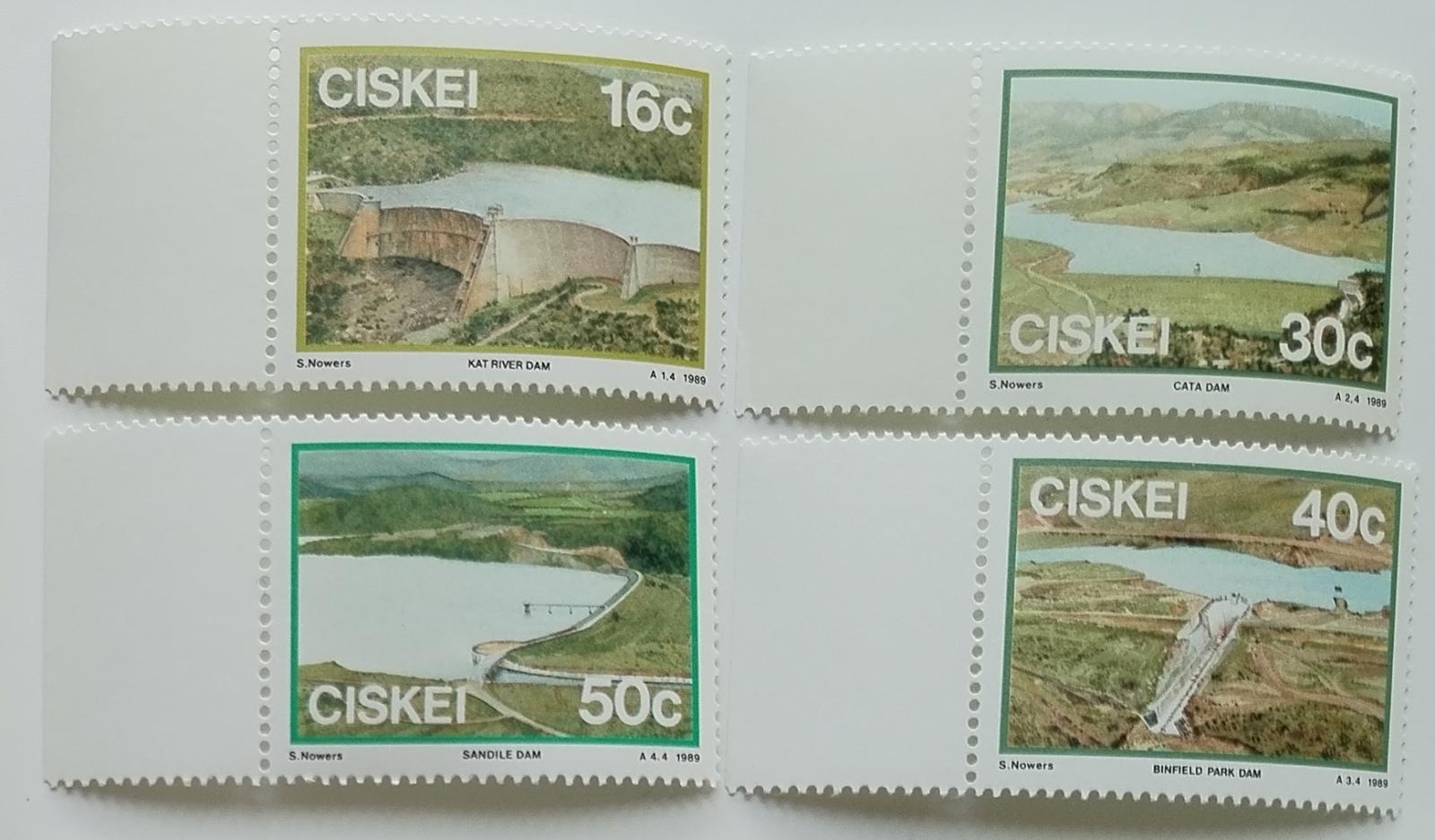 Ciskei (JAR) 1989 Mi.149-2 3,5€ Přehrady a vodní stavby země