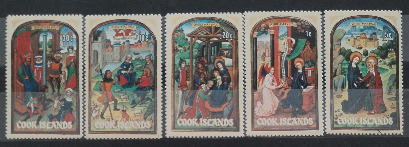 Cookovy ostrovy 1973 Vánoce a střeedověké umění