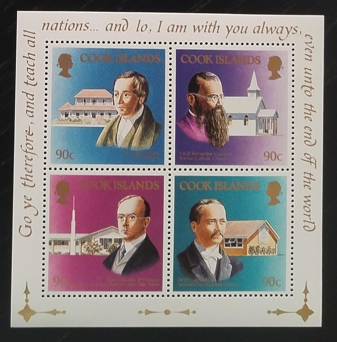 Cookovy ostrovy 1990 Vánoce a ostrovní kostely