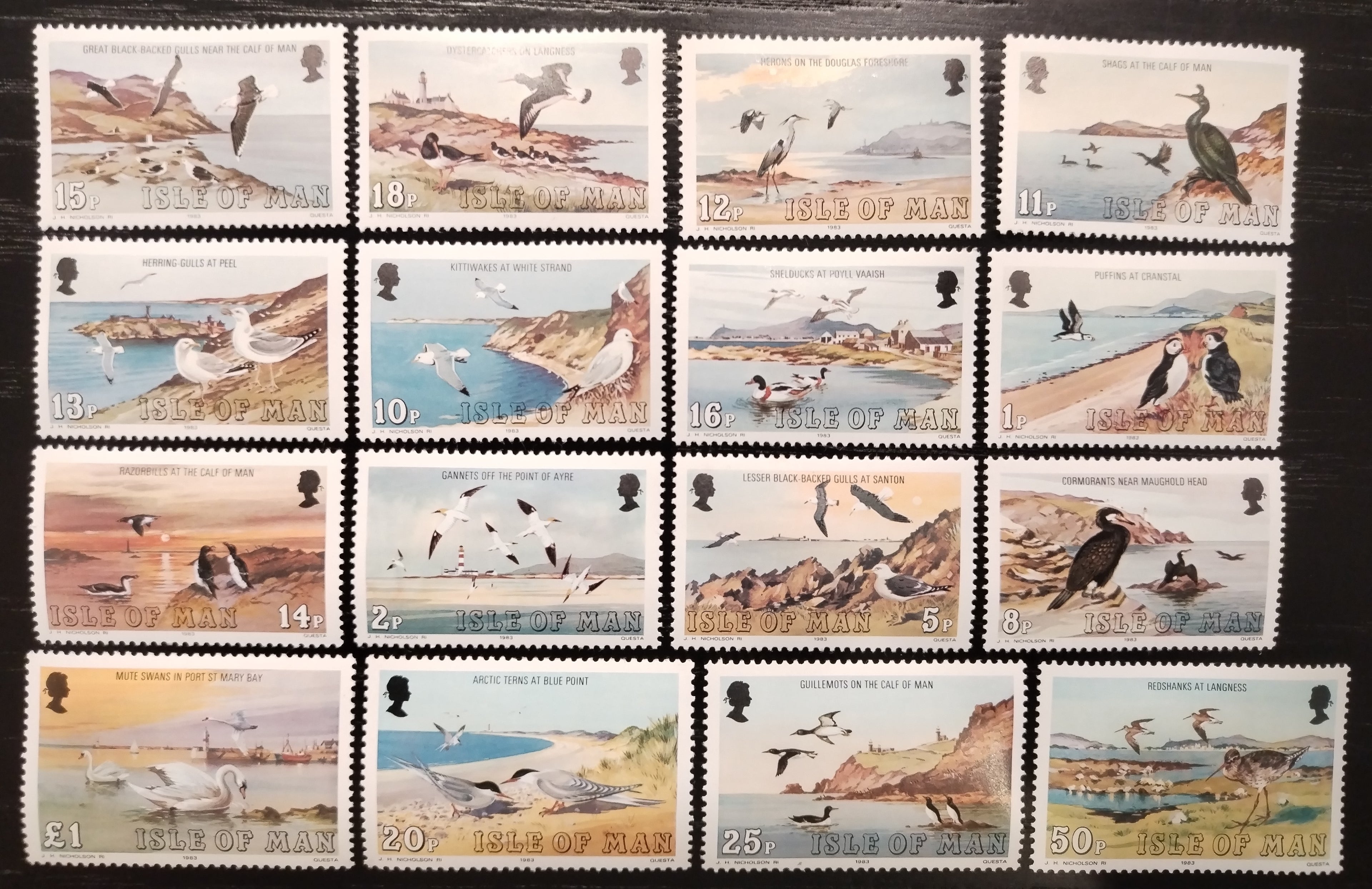 Ostrov Man 1983 Definitiva: Ostrovní ptáci a fauna