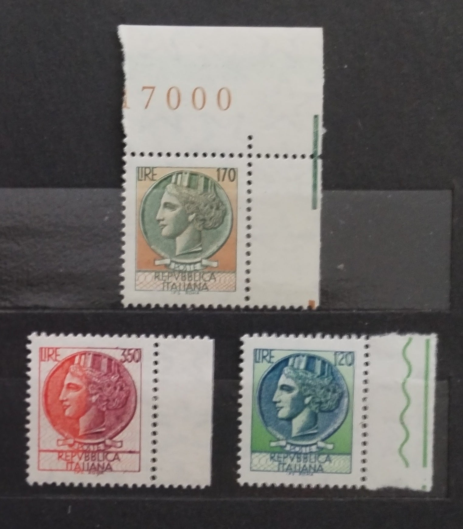 Itálie 1971 Dotisky definitivy