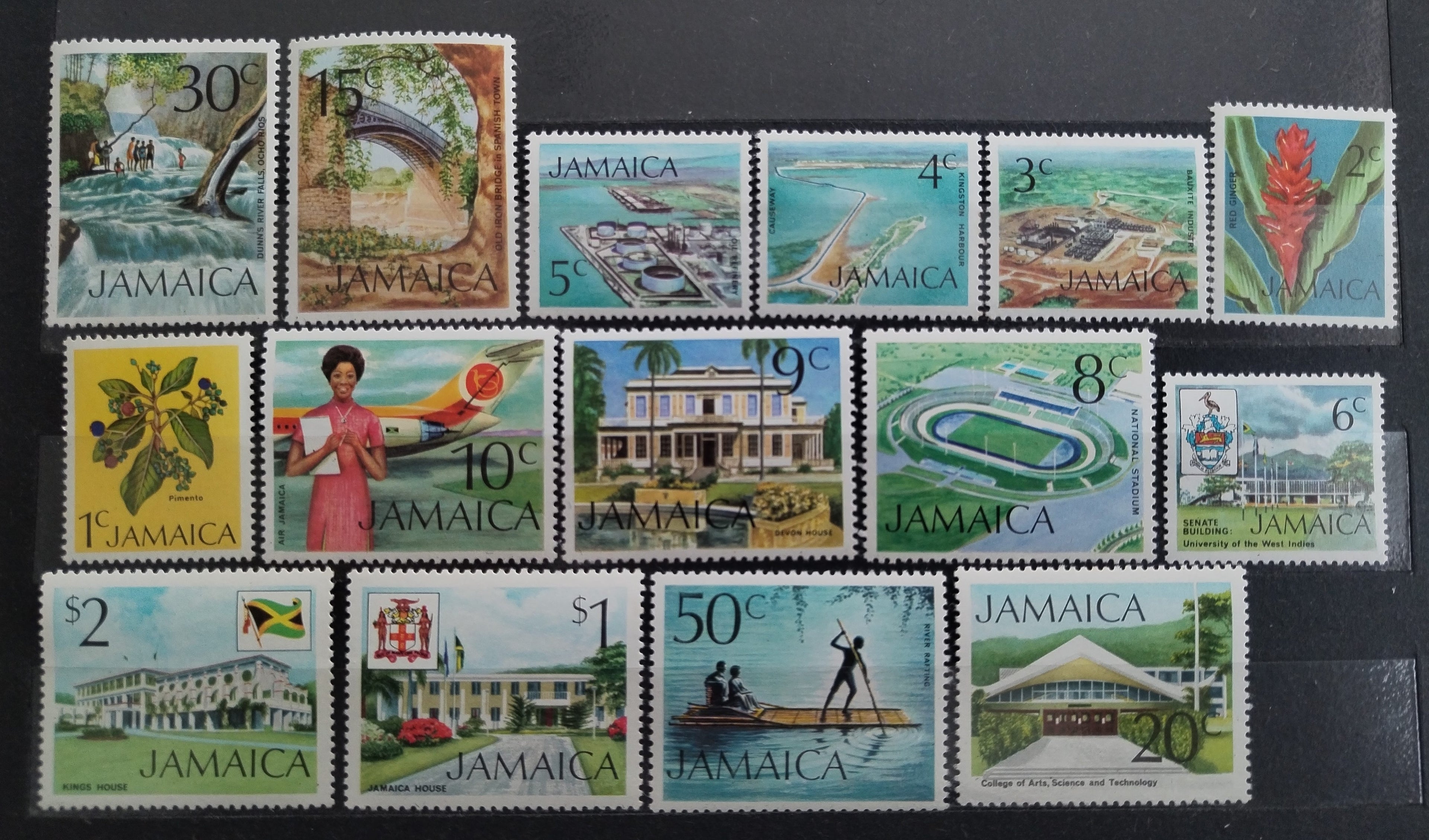 Jamajka 1972 Definitiva ostrovního průmyslu a turismu, Flora