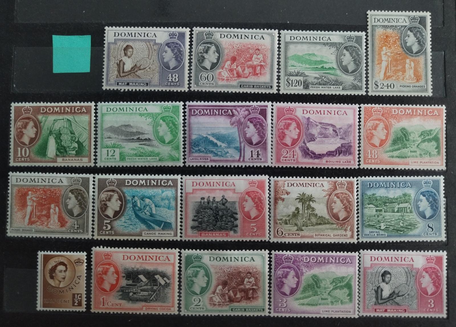 Dominika 1954 85£ Definitiva královny Alžběty II.